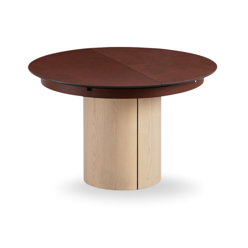 midj Sesamo table with round top