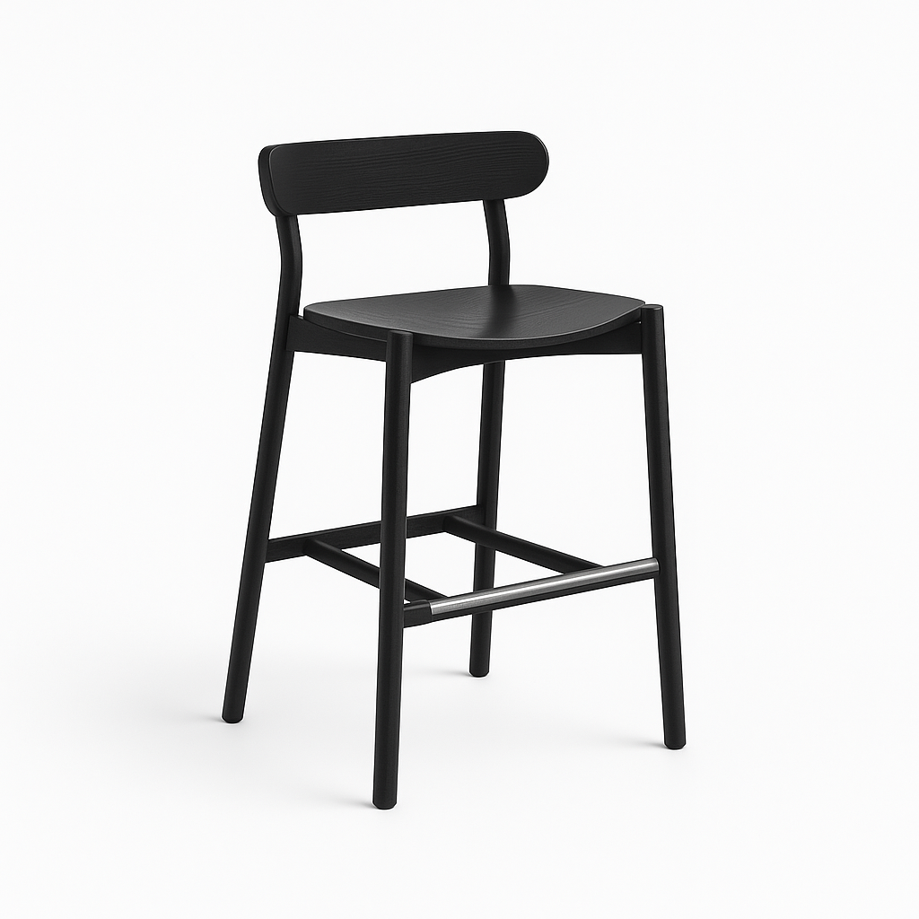 montera wooden counterstool
