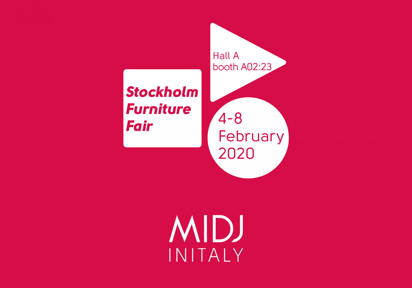 Siamo pronti per Stockholm Furniture & Light Fair