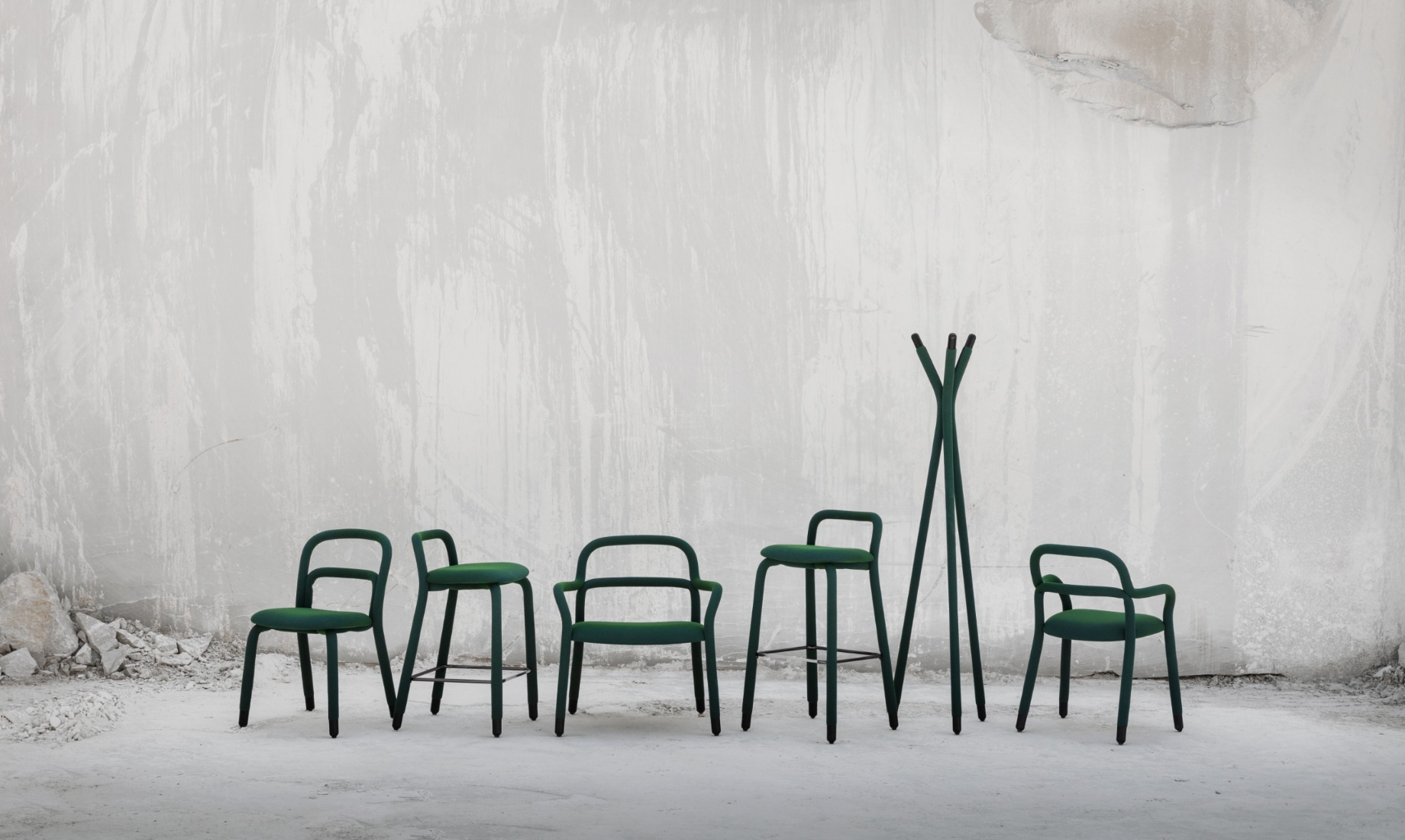 Collection Pippi en vert design Roberto Paoli