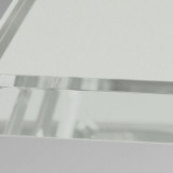 Extra clear matt white antiscratch glass