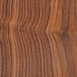 Solid walnut bark edge