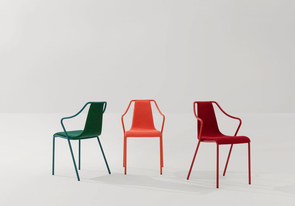 Ola upholstered armchair MIDJ