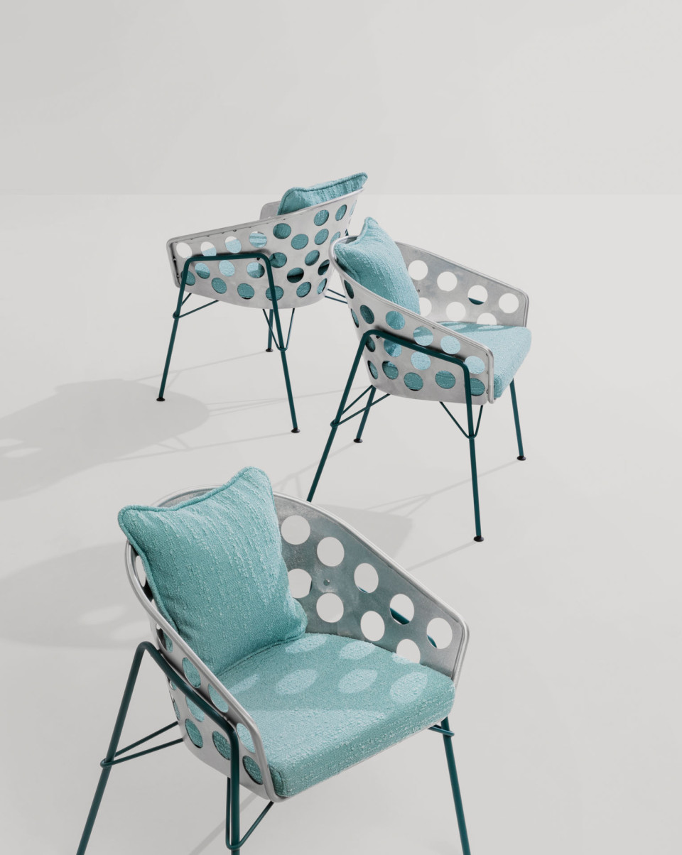 Bolle outdoor armchair MIDJ