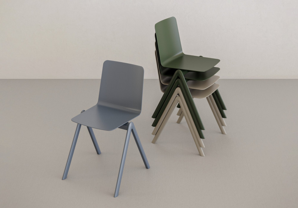 Stack stackable chair by MIDJ