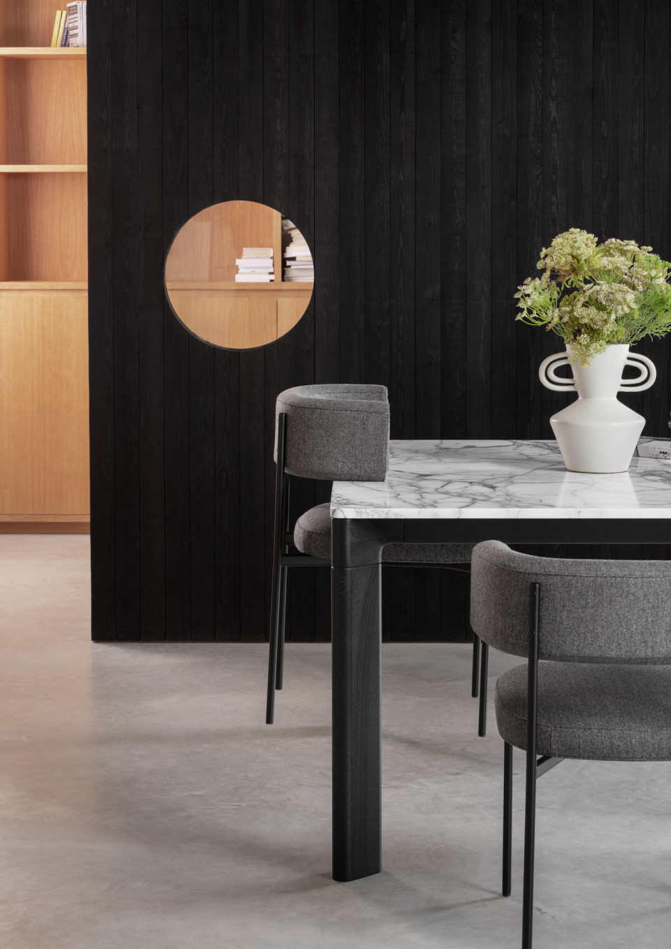 Amelie armchair in fabric design by Roberto Paoli for Midj