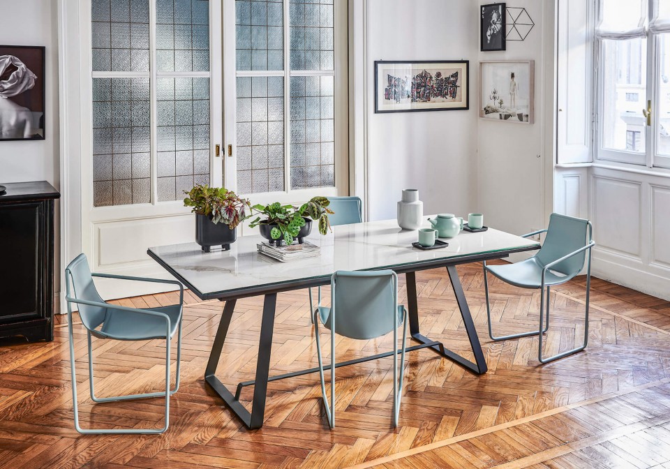 Midj Alfred table fixe