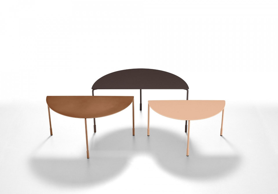 Collection table basse Hoodi de Midj design Roberto Paoli