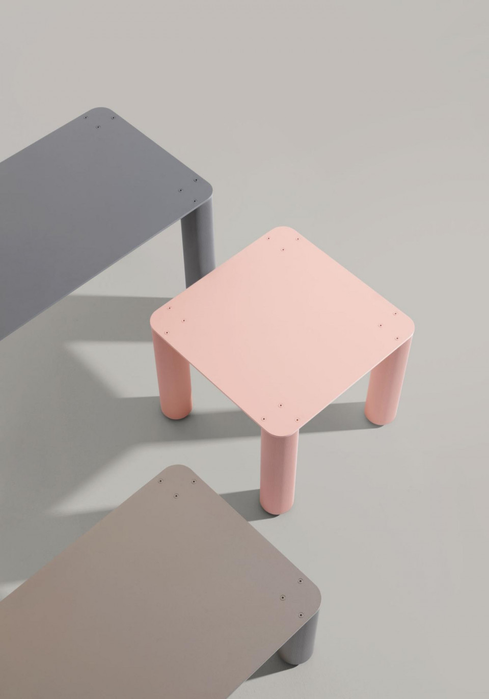 Collection des tables basses Paw de MIDJ 