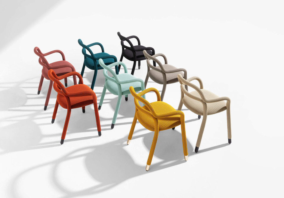 Pippi armchairs design by Roberto Paoli