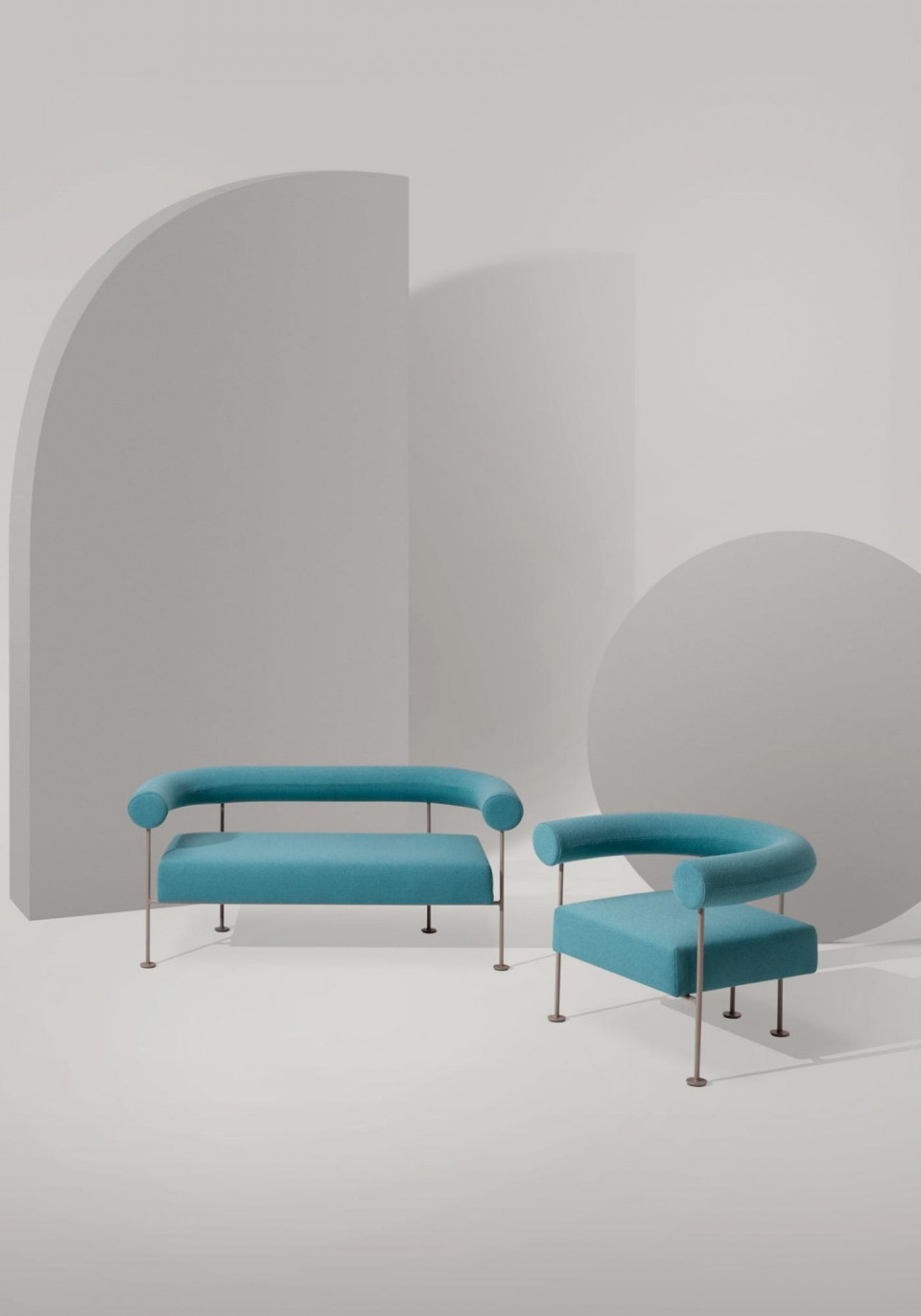 Lounge armchair Qua-ndo by Midj