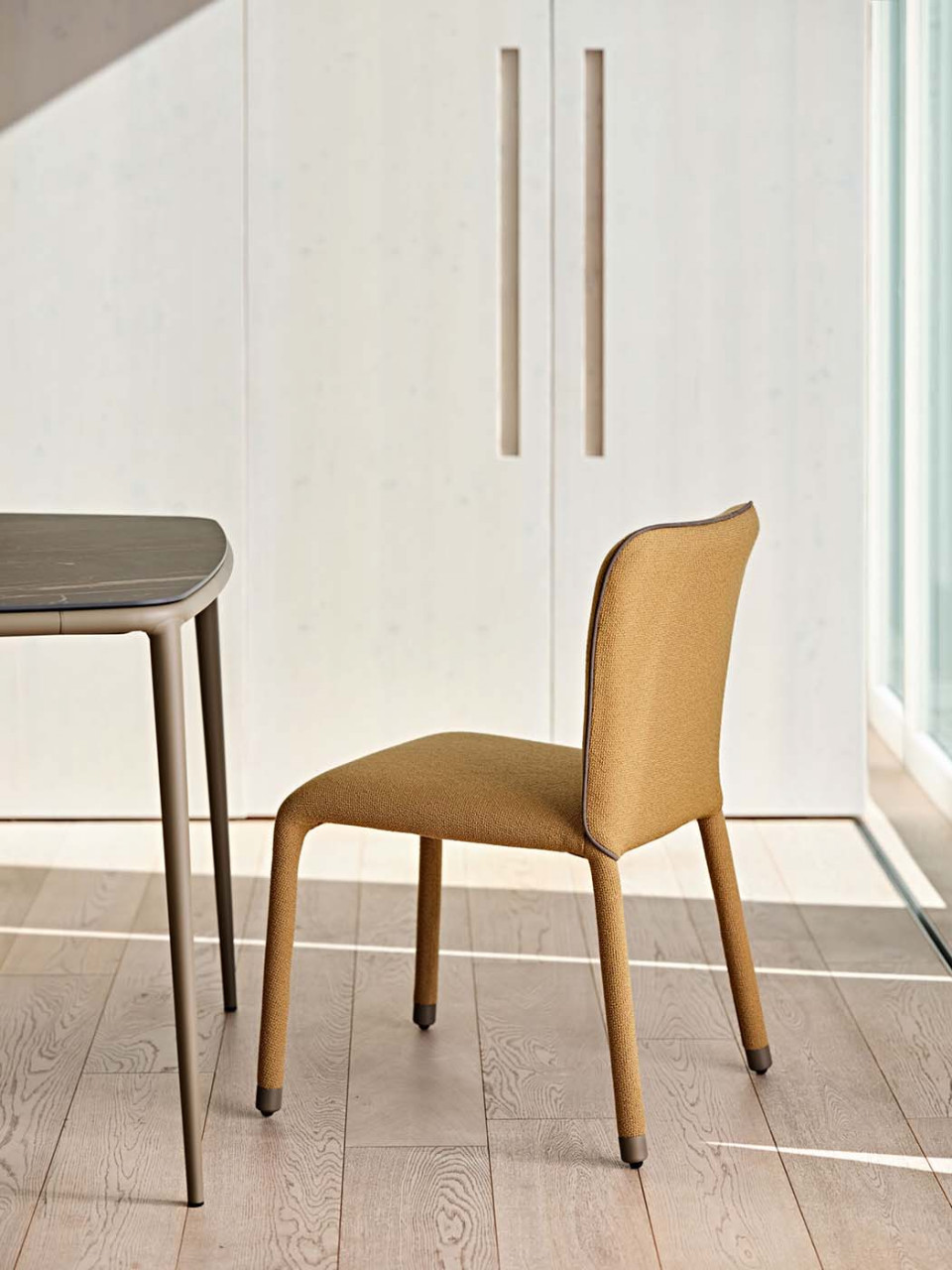 S1 chairs in yellow fabric