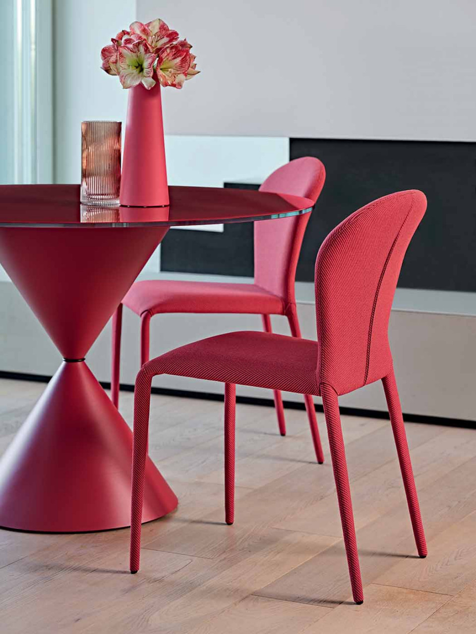 Soffio chair in red