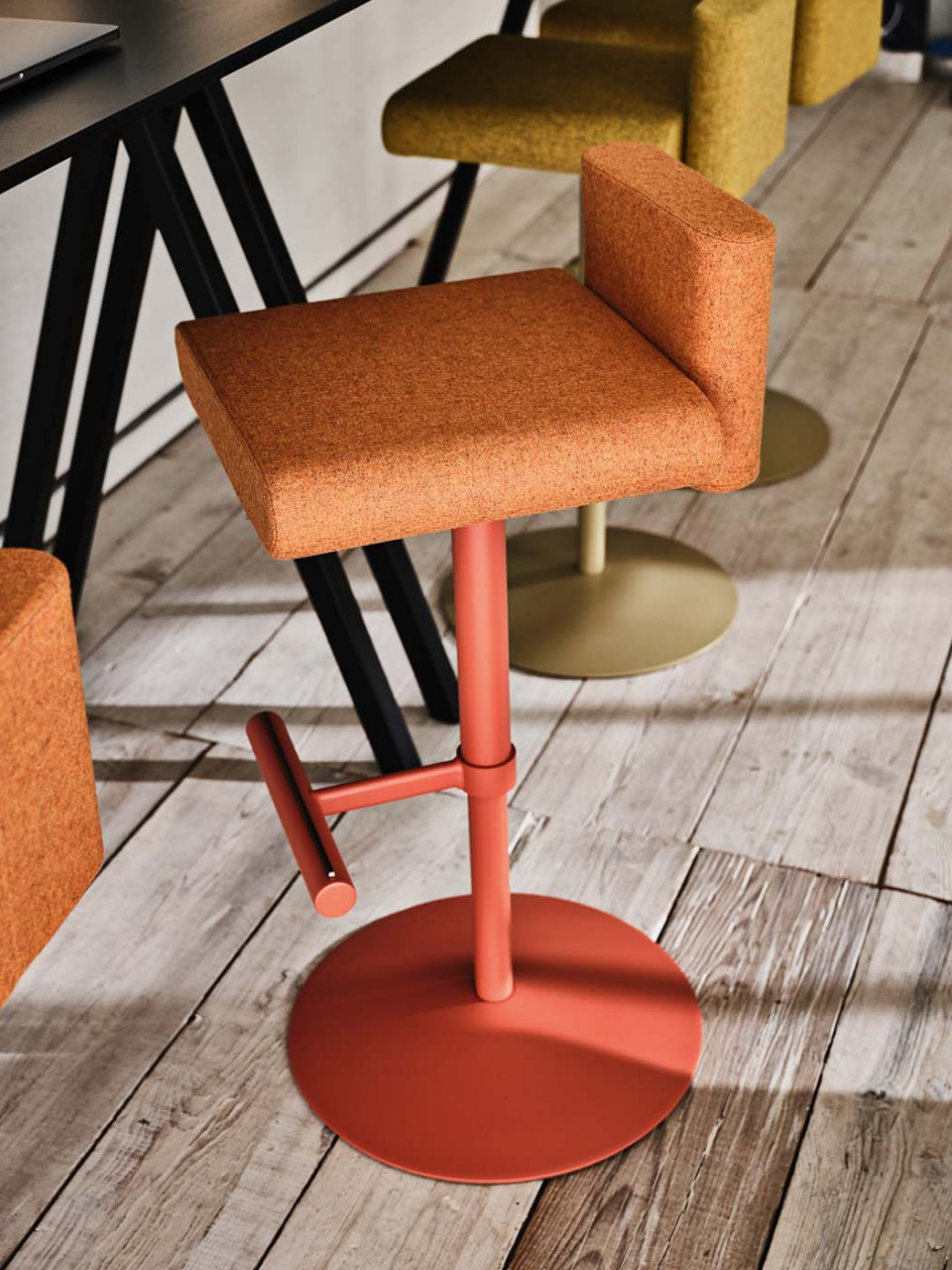 Orange Toy stool 