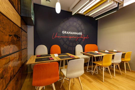 Granammare restaurant with design furniture by midj in italy