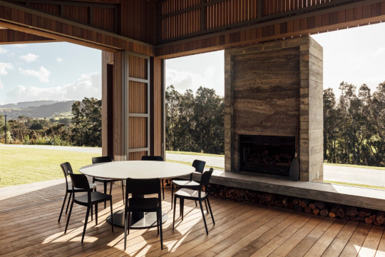Nenè chairs by MIDJ at Matakana Coast Villa in New Zealand