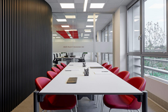 Sonny meeting room chairs with upholstered seat