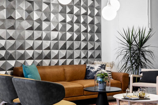 Wrap lounge chairs at Rooms co-working