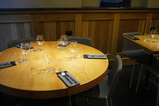 Trampoliere chairs at Savô Pizza Gourmet in Genoa.