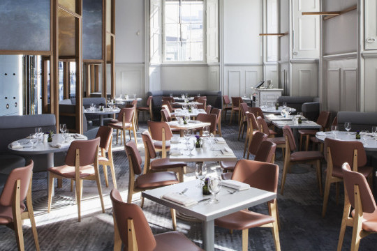 Chairs from the Joe collection by Midj furnish the National Cafe in London