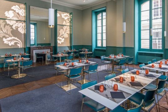 slim chairs by midj at Grand Cafè d’Orléans