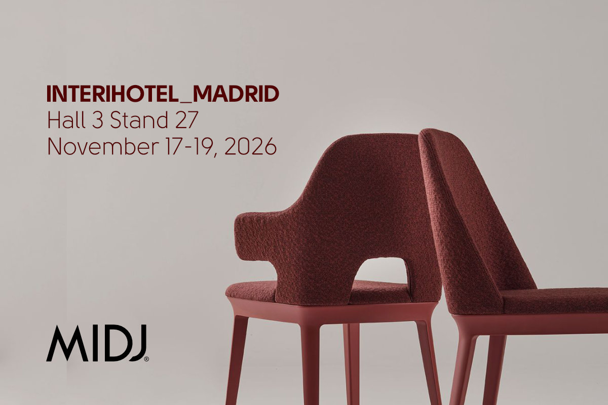 MIDJ a interihotel Madrid 2026: nuove prospettive per il design hospitality